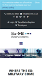 Mobile Screenshot of ex-mil.co.uk